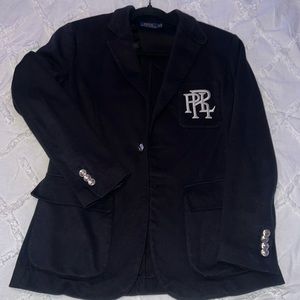 Used cotton great for traveling black with silver blazer